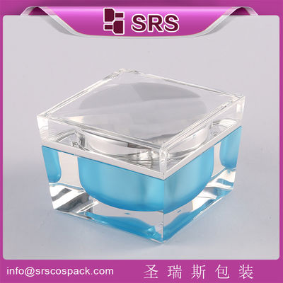 Купить Shengruisi упаковка J055-30G 50G 100G квадратная акриловая кремовая банка online manufacture
