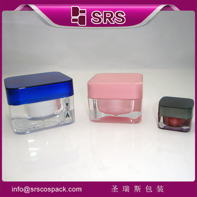 Купить Shengruisi упаковка J056-5G 30G 50G квадратная акриловая кремовая банка online manufacture
