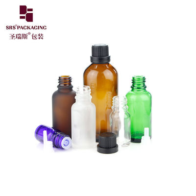 Купить 5ml 10ml 15ml 20ml 30ml 50ml 100ml Пустая зеленая синяя янтарная прозрачная стеклянная бутылка с крышкой CRC online manufacture
