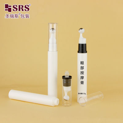 Купить A0031 5ml 10ml 12ml 15ml AS PP безвоздушный пустой насос Сдавливающий роликовый шариковый бутылка для косметического глазного геля массажный сывороток аппликатор online manufacture