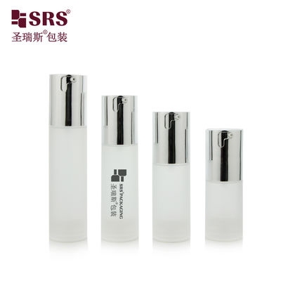 Купить TA023 20ml 30ml 40ml 50ml Блестящий матовый в форме инъекционный прозрачный замороженный PP PCR безвоздушный бутылка для основы косметической упаковки online manufacture