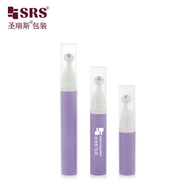Купить A0035 7.5ml 10ml 15ml Краска Мороженный фиолетовый индивидуальный цвет Красивый пластик PP PCR Переработанный материал Бесвоздушный рулон на бутылке сыворотки online manufacture