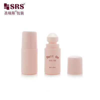 Купить RPPC-60ML Injection Blowing Custom PP PCR Plastic Roller Ball Bottle For Body Gel Applicator online manufacture