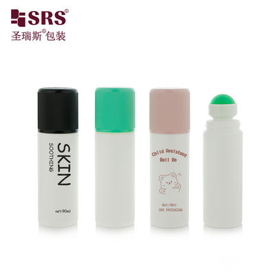 Купить RPPD1-90ML New Color Plastic PP PCR Roll On Deodorant Gel Bottles With Child Proof Cap online manufacture
