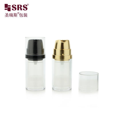 Купить SRSA404 15ml 30ml 50ml Transparent AS Plastic Airless Bottle For Facial Gel Serum Packaging online manufacture