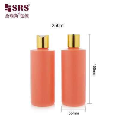 Купить F250D55N24 250ML Plastic PET Bottle With Disc Screw Cap For Toner Lotion Serum Skincare Packaging online manufacture