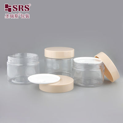 Купить PET008 200g 250g 300g Customized Color PET Plastic Facial Cream Jar Container Packaging Wholesale online manufacture