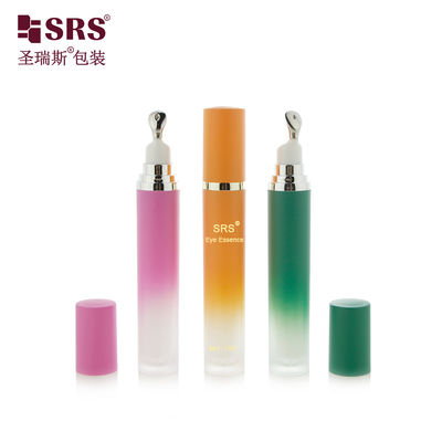 Купить LR001 15ML 20ML Luxury Acrylic Bottle With Metal Applicator Zinc Alloy Material Head For Eye Cream online manufacture