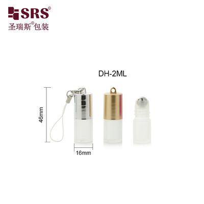 Купить DH-2ML Пустой миниатюрный круглый флакон для пробника сыворотки и духов с крышкой и крючком. Портативная упаковка online manufacture