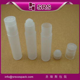 пластиковый рулон на бутылке RPP-10ml с крышкой и шариком из бумажного листа, губный баллон