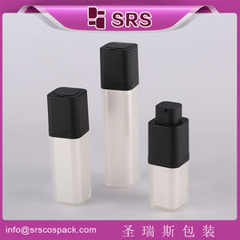 SRS 2015 новый стиль оптом 15ml 30ml 50ml квадратный акриловый безвоздушный насос пустая бутылка