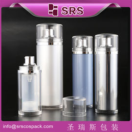 SRS 30ml 50ml 100ml овальная форма Косметическая упаковка для фондирования насос безвоздушная бутылка