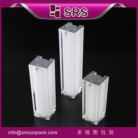 SRS Airless Pump Cosmetic Содержит 15ml 30ml 50ml Luxury Acrylic Пакет для личной гигиены