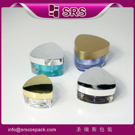 треугольная форма новый стиль J080 10ml 15ml 30ml 50ml прозрачная пластиковая банка