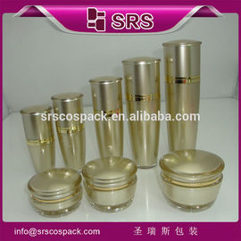SRS Производители оптом 15ml 30ml 50ml 80ml 120ml золотой роскошный пустой косметический акрил