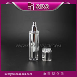прозрачная лосьонная бутылка L054 15ml 30ml 50ml 100ml пластиковая бутылка с кремом с насосом