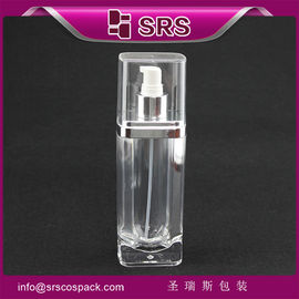 прозрачный квадратный L051 15ml 30ml 60ml 120ml чистый бутылочный лосьонный насос