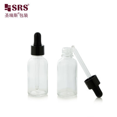 30 мл Чистый цвет запаса Быстрая доставка Готова к отправке Круглая стеклянная бутылка для капель