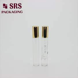 BLP-8ML стеклянная бутылка с роликовым шаром с алюминиевой крышкой