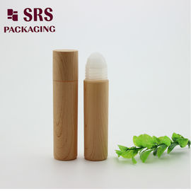RPP-30ml пластиковая бутылка с пластиковым шаром и пластиковой крышкой с напечатанным деревянным персонализированным рулоном на бутылке
