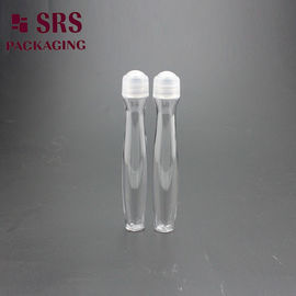 SRS8447-15ML Прозрачная PETG-рулочка радианной формы на металлическом шаре, пустая для глазной сыворотки