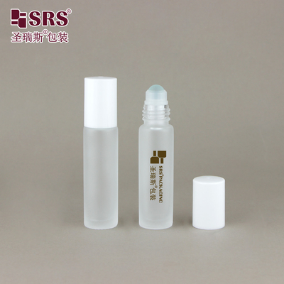 BLPM-10ML Матто-оконченная прозрачная стеклянная бутылка для парфюмерии, эфирного масла для ухода за ногтями, упаковка масла без утечек