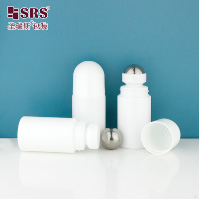 RPPC-60ML Dome Cap Cute Pain Relief Gel Plastic Экологически чистый сертификат ПЦР Массажная бутылка из стали