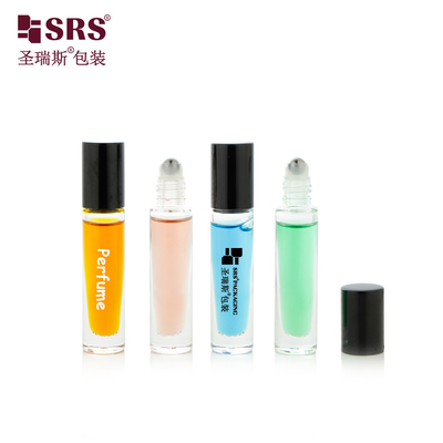 GB1-5ML Размер для путешествий Милый карманный круглый короткий стеклянный рулон на бутылке Для масла для ногтей Косметическая упаковка