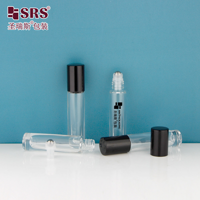 GB1-5ML Толстый дно роскошный прозрачное стекло Roll-On стальной шарик для аппликатора бутылки парфюмерии