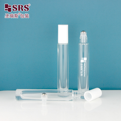 GB1-10ML Luxury High End Thick Bottle Transparent Custom Color Available Glass Roller Ball Perfume Bottle No Leakage (Люксовая высококачественная толстая бутылка Прозрачная на заказ цвет доступный стеклянный роликовый шар парфюмерная бутылка без утечек)