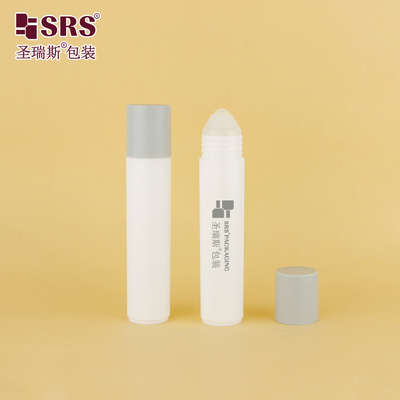 RPP-35ML Инъекционная глянцевая матовая отделочная поверхность PP PCR твердопластиковый контейнер для бутылки с меньшим шаром для массажной жидкости