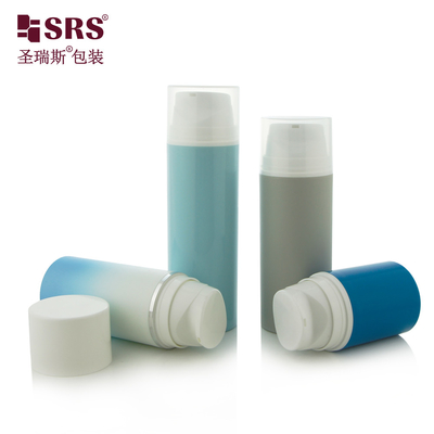 PA601 30ml,50ml,80ml,100ml,120ml,150ml,200ml Пустой Снег на стиль Вакуум Одностенная инъекция Цветная основа Лосьон Бесвоздушный насос Пластиковая бутылка ПП РТ