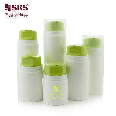 PA605 30ml 50ml 80ml 100ml 120ml 150ml 200ml Инъекционный глянцевый зеленый цвет Красивый крем для лица Насос бутылка Безвоздушная проницаемая бутылка
