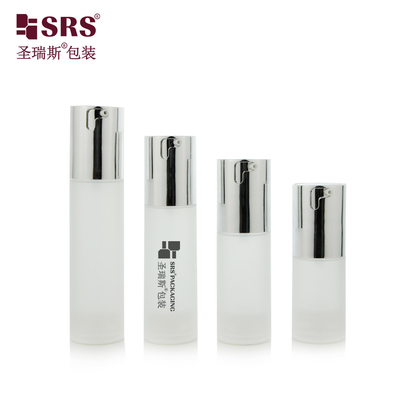 TA023 20ml 30ml 40ml 50ml Блестящий матовый в форме инъекционный прозрачный замороженный PP PCR безвоздушный бутылка для основы косметической упаковки