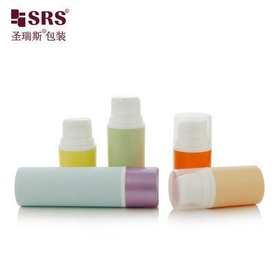 PA203A Custom Glossy Finish Airless Facial Cream Бутылка 50 мл вместимостью на заказ цвет для косметики