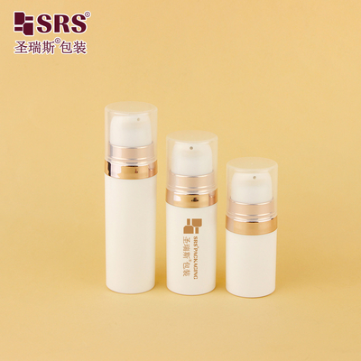 A028 5ml 10ml 15ml 20ml Пустой круглый PP переработанный материал карманный гель для лица безвоздушный насос бутылка Образец для инъекции Цвет настройка