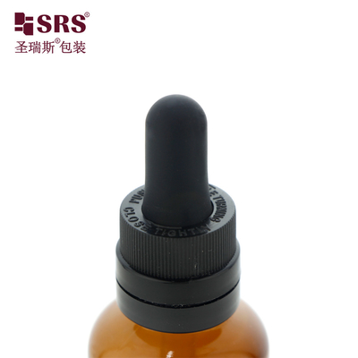 D007 5ml 10ml 15ml 30ml 50ml 100ml бутылка из янтарного стекла с объемом для эфирных масел