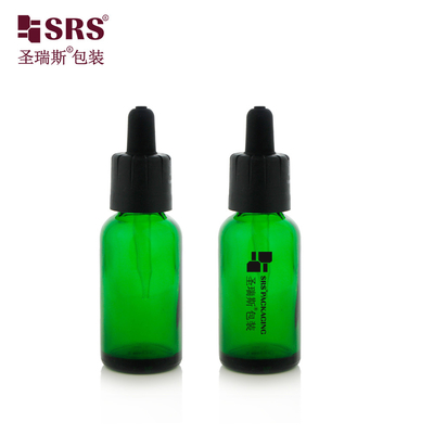 D009 Круглое стекло с толстой стенкой 5ML 10ML 15ML 20ML 30ML 50ML 100ML Не поддающаяся подделке детская стойкая крышка капельничная бутылка для сыворотки для лица
