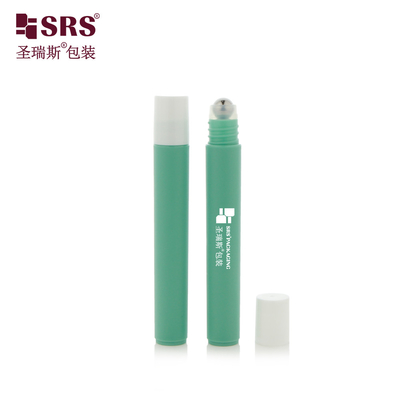 RPP-10ML(C) Высокая и тонкая PP пластиковая PP матовый законченная пустая роликовая бутылка с стальным шаром для сыворотки для глаз