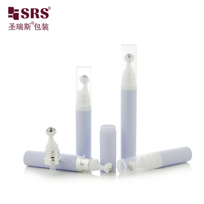 A0035 7.5ml 10ml 15ml Путешествующие безвоздушные бутылки с роликами из ПП для глазного крема
