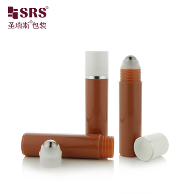 RPP-30ml коричневый непрозрачный индивидуальный цвет для инъекции Форма круглый шея плечо массажный гель бутылка