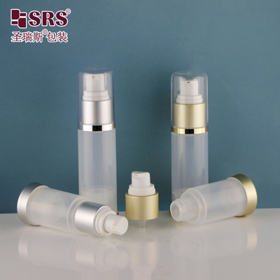 A025 15ml 30ml 50ml PP Clear Glossy Customization Skincare Mask Gel Airless Pump Bottle Опаковка для масок для ухода за кожей