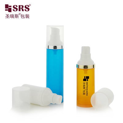 PA0205 15ml 30ml 50ml Экологически чистый PP настройка цвета Бесвоздушный насос Лосьон Фундамент жидкая бутылка