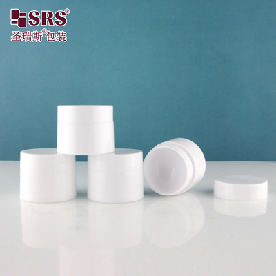 SGPS 5g 10g 15g 30g 50g 100g 120g 150g Белая инъекционная глянцевая PP банка Контейнер небольшое количество