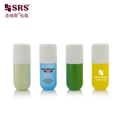 RPPA1-50ML Круглое дно PP Экологически чистый материал PCR Дезодорант Бутылка с роликовым шаром для антиперспиранта