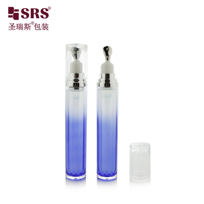 LR001-15ML LR001 15ML Глазная сыворотка шедевр Двухслойная акриловая бутылка По индивидуальному заказу Цветы Цинковая головка аппликатор