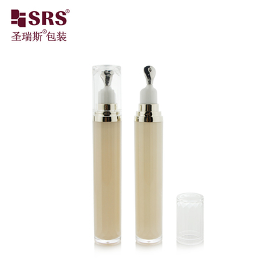 LR001-15ML Окрашенный на заказ цвет Luxury Clear Acrylic Eye Serum Flask Packaging Косметическая продукция