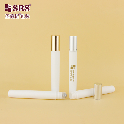 RPA-10ML(C) Injection Custom Color Glossy Matte In Mold Plastic Roller Ball Bottle Wholesale Eye Gel Serum Bottle Tube