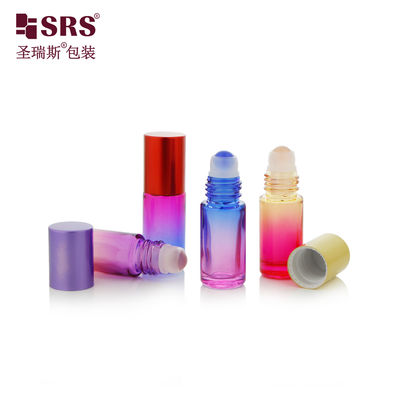 BLPM-5ML SRS Оптовая продажа прозрачных прозрачных формованных толстостенных твердых стеклянных роликовых флаконов для эфирного масла, без протечек