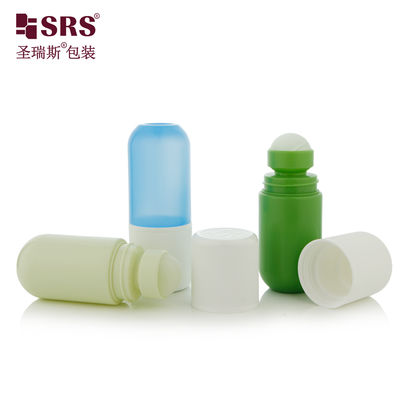 RPPA1-50ML Круглая пластиковая бутылка из полипропилена для ролика PCR для упаковки антиперспиранта CRC